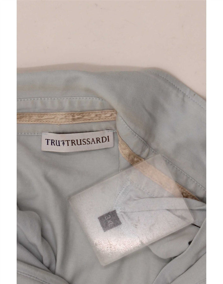 Trussardi Ανδρικό Πόλο Μπλουζάκι 3XL Γκρι