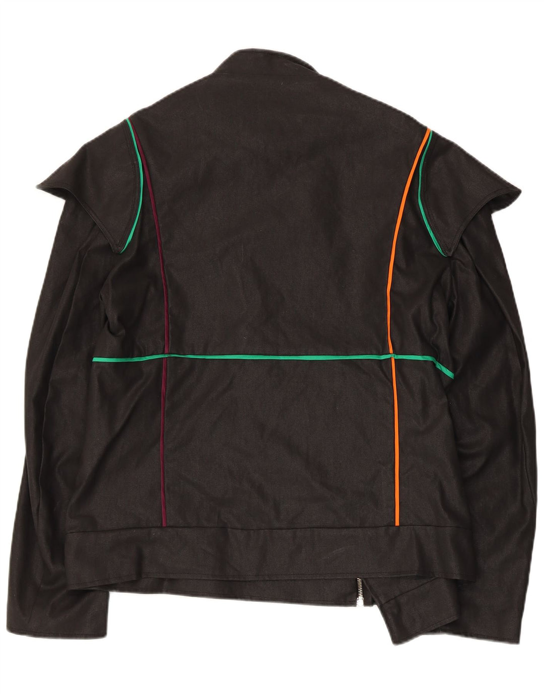Vintage Ανδρικό Bomber Jacket UK 38 Medium Μαύρο ριγέ
