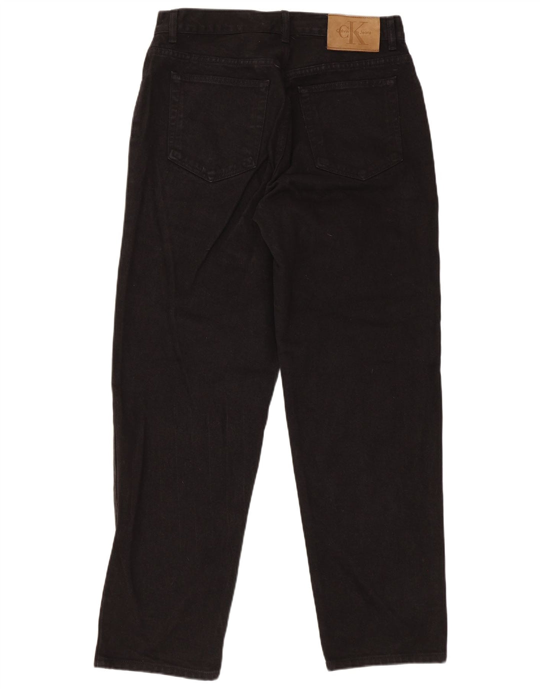 Ανδρικό τζιν κανονικό ίσιο Calvin Klein W32 L30 μαύρο βαμβακερό