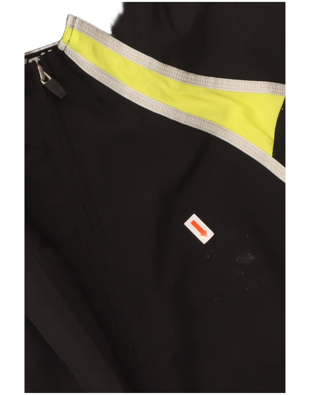 LOTTO Mens Tracksuit Top Jacket Medium Black Colourblock Polyester