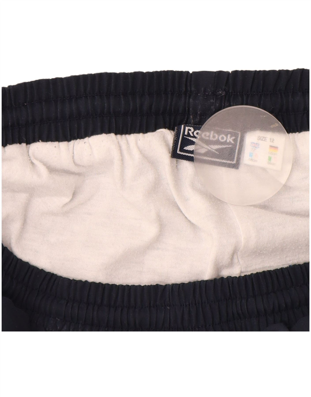 Reebok γυναικεία αθλητική φόρμα παντελόνι Joggers UK 12 Medium Navy Blue Polyester