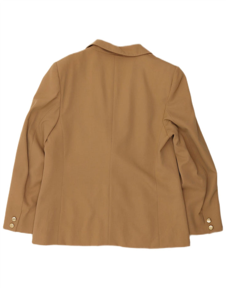 Herno Γυναικείο Μπουφάν Blazer με 2 Κουμπιά IT 50 XL Μπεζ μαλλί