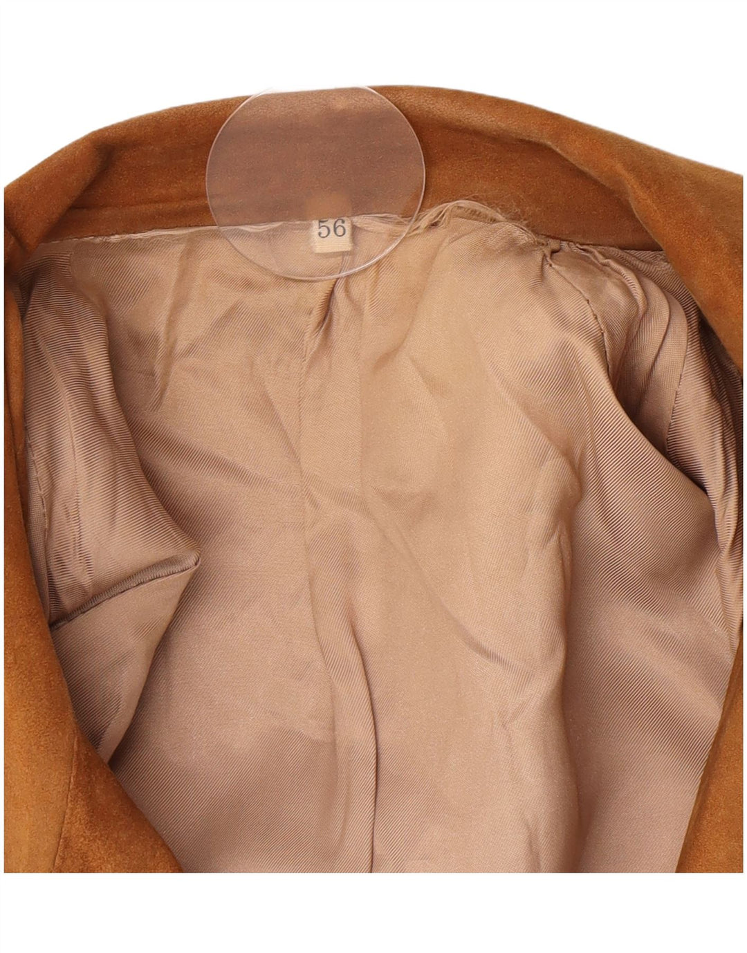 Vintage Ανδρικό Suede Bomber Jacket UK 38 Medium Brown