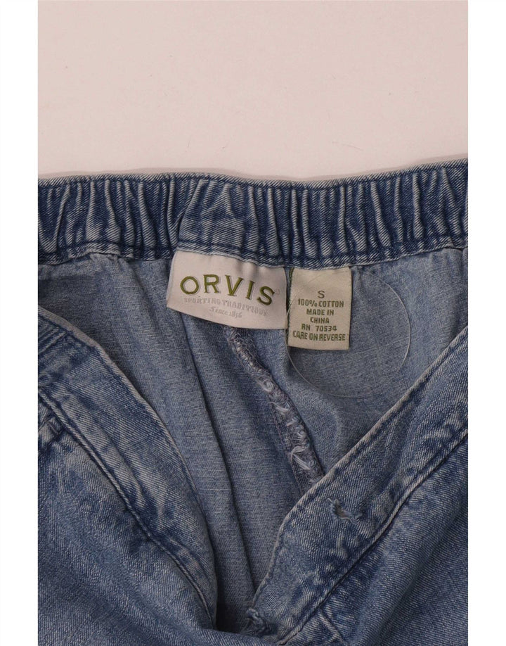 Orvis Γυναικείο κανονικό τζιν ίσιο μικρό W32 L25 Μπλε βαμβακερό