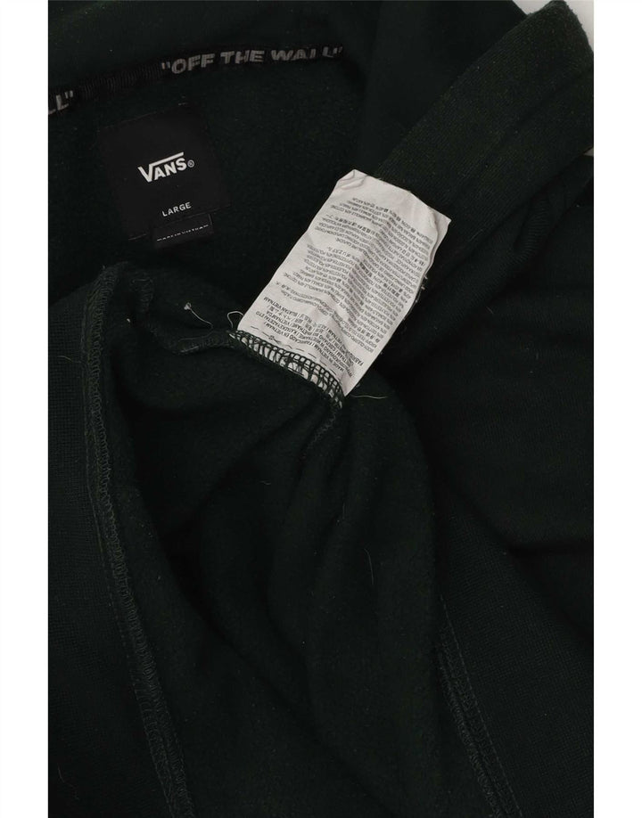 Ανδρικό κουκούλα Vans Μεγάλο πράσινο βαμβακερό