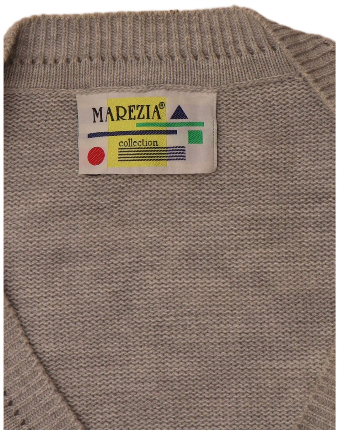 Vintage γυναικείο πουλόβερ ζακέτα UK 18 XL γκρι συνονθύλευμα