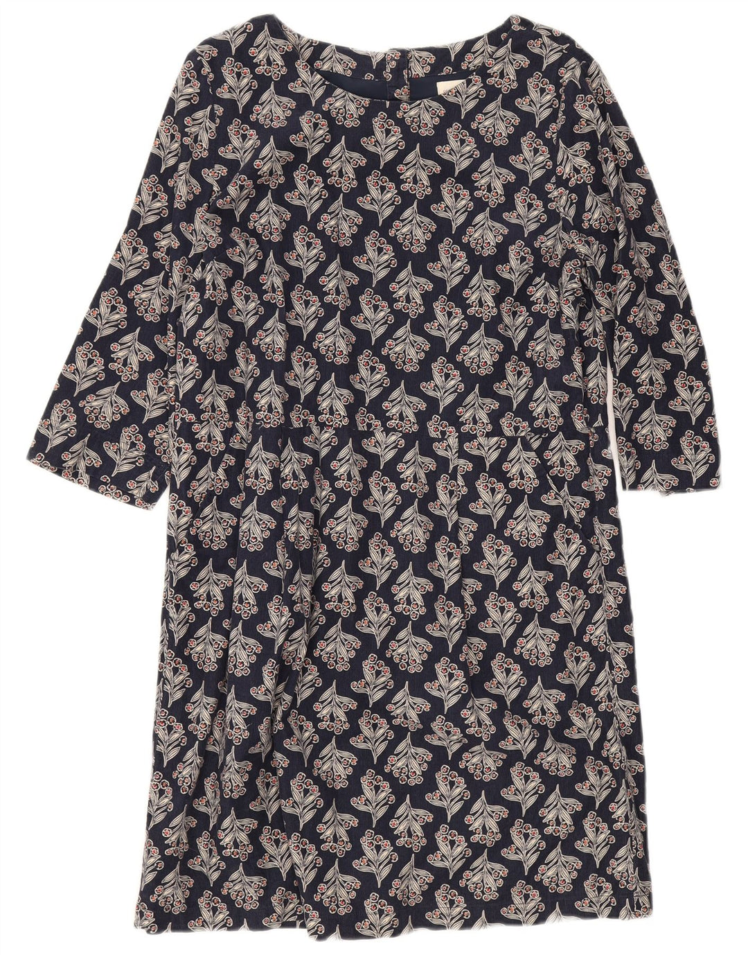 Seasalt Cornwall Γυναικείο φόρεμα Shift UK 12 Medium Navy Blue Floral