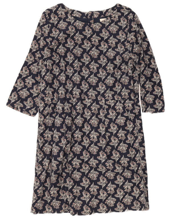Seasalt Cornwall Γυναικείο φόρεμα Shift UK 12 Medium Navy Blue Floral