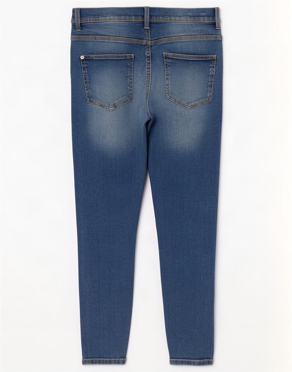 Zara Ανδρικό στενό τζιν με στενό κοψίδι EU 40 Medium W31 L25 Μπλε βαμβακερό