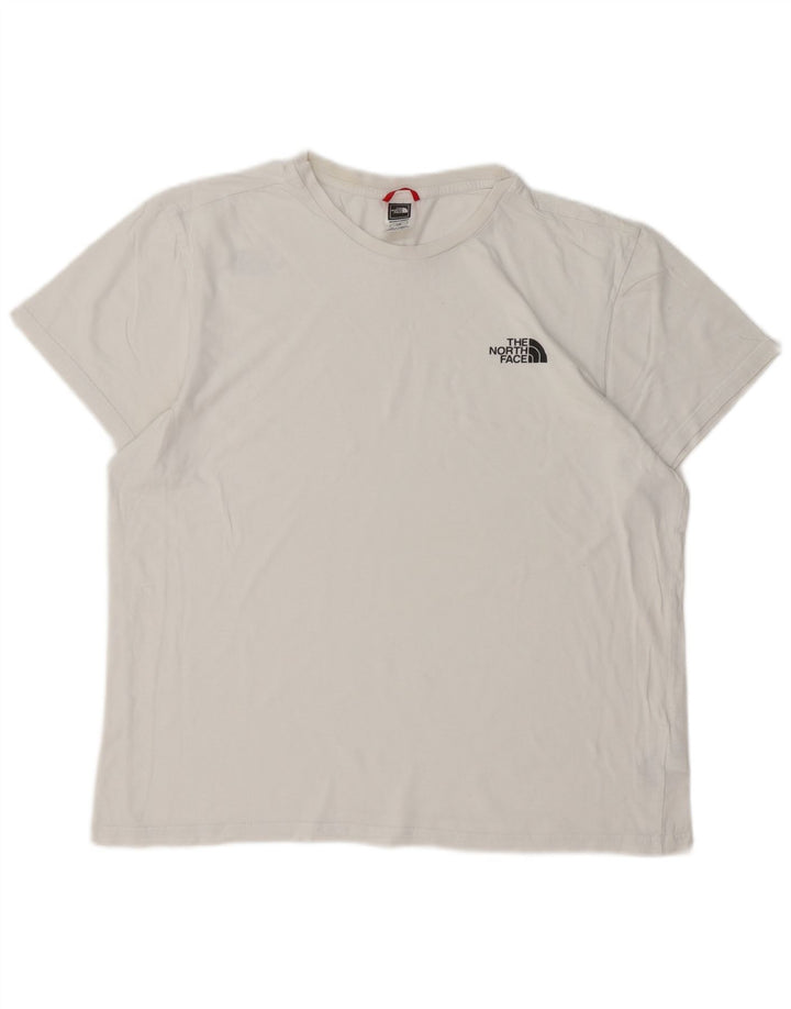 THE NORTH FACE Ανδρικό T-Shirt Top μεγάλο λευκό βαμβακερό