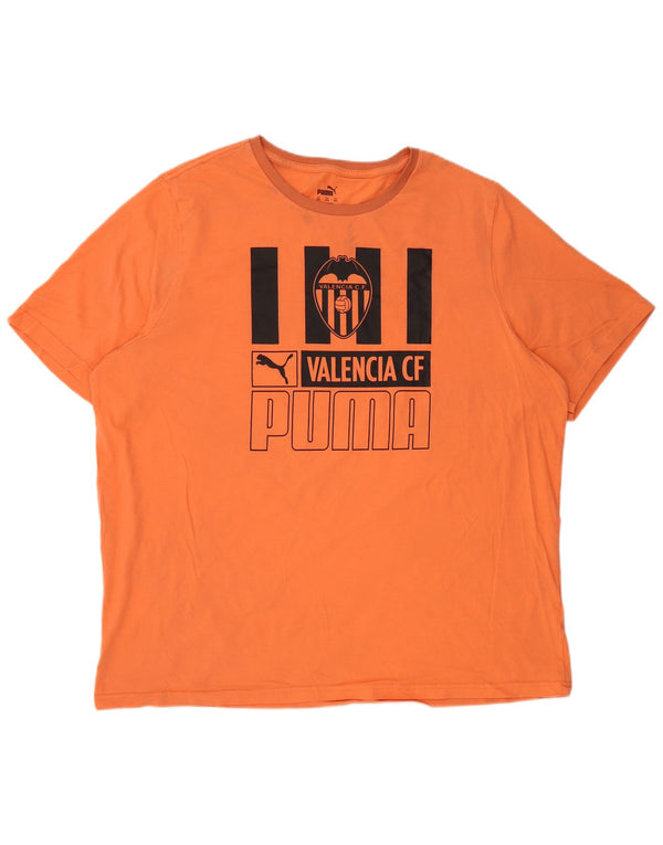Γραφικό T-Shirt Puma Mens Valencia Top 2XL Πορτοκαλί