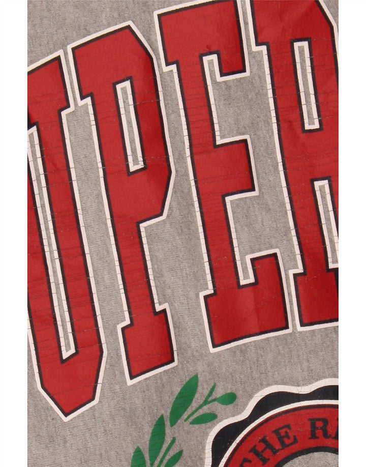 Γυναικείο γραφικό φούτερ SUPERDRY Jumper UK 8 Small Grey Colourblock