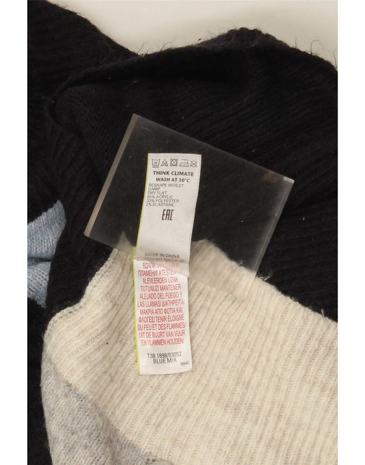 Marks & Spencer Γυναικείο πουλόβερ με λαιμό χελώνα UK 10 Small πολύχρωμο