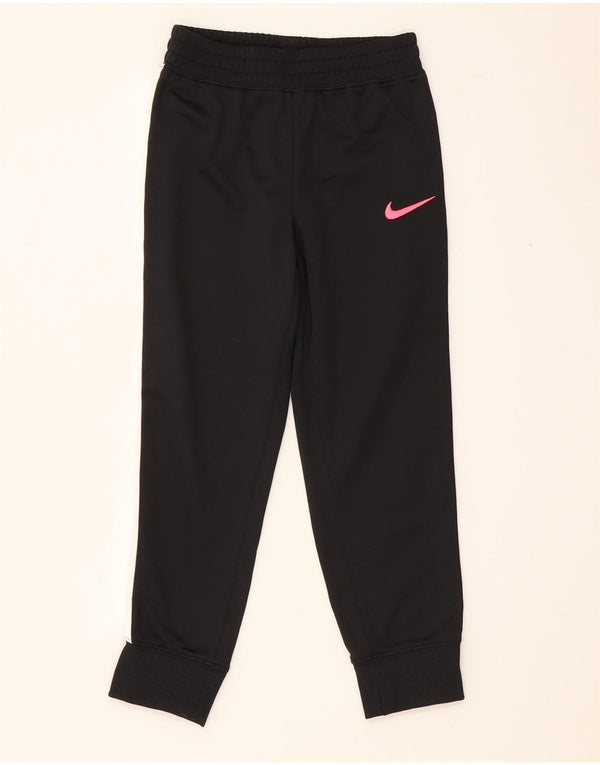 Παντελόνι αθλητικής φόρμας Nike Girls Joggers 5-6 ετών Medium Black Colourblock