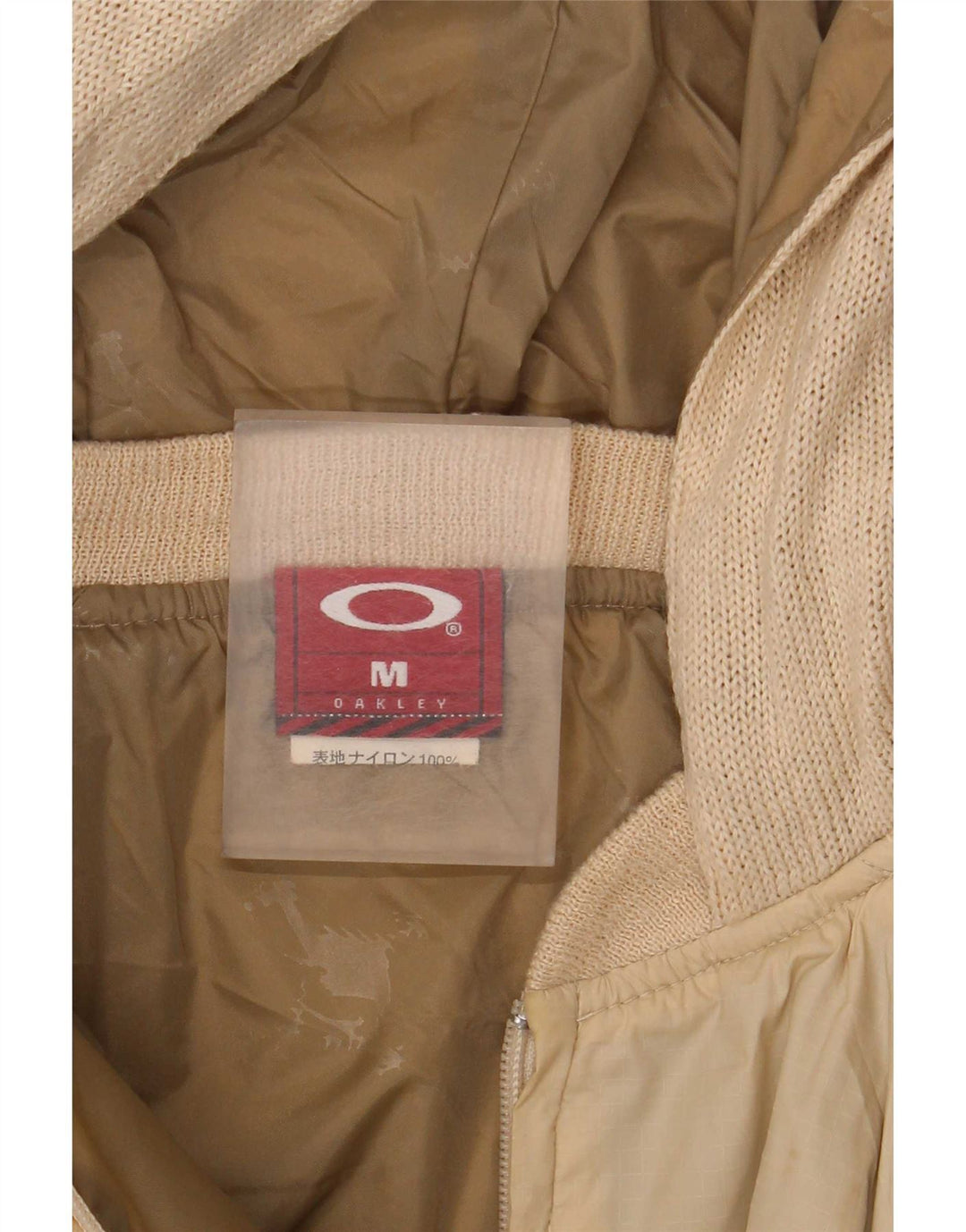 Ανδρικό μπουφάν με κουκούλα Oakley UK 38 Medium Beige Nylon