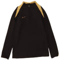 Φόρμα Nike Boys Dri Fit με φερμουάρ πουλόβερ φόρμα 8-9 ετών Small Black