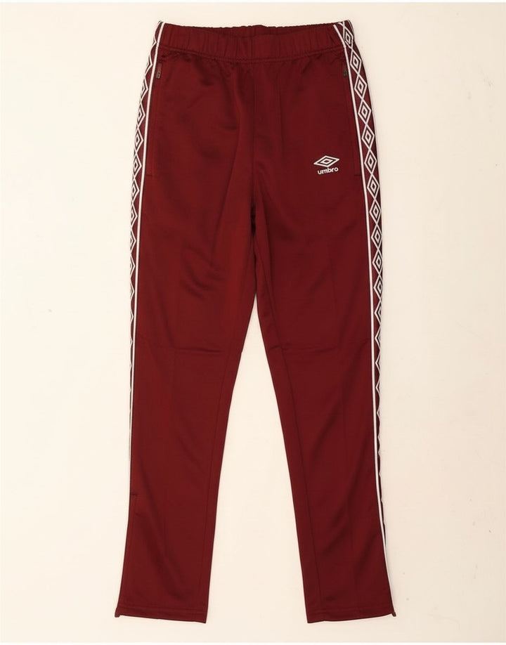 Ανδρική φόρμα γυμναστικής γραφική Umbro Μικρή μπορντό πολυεστέρας