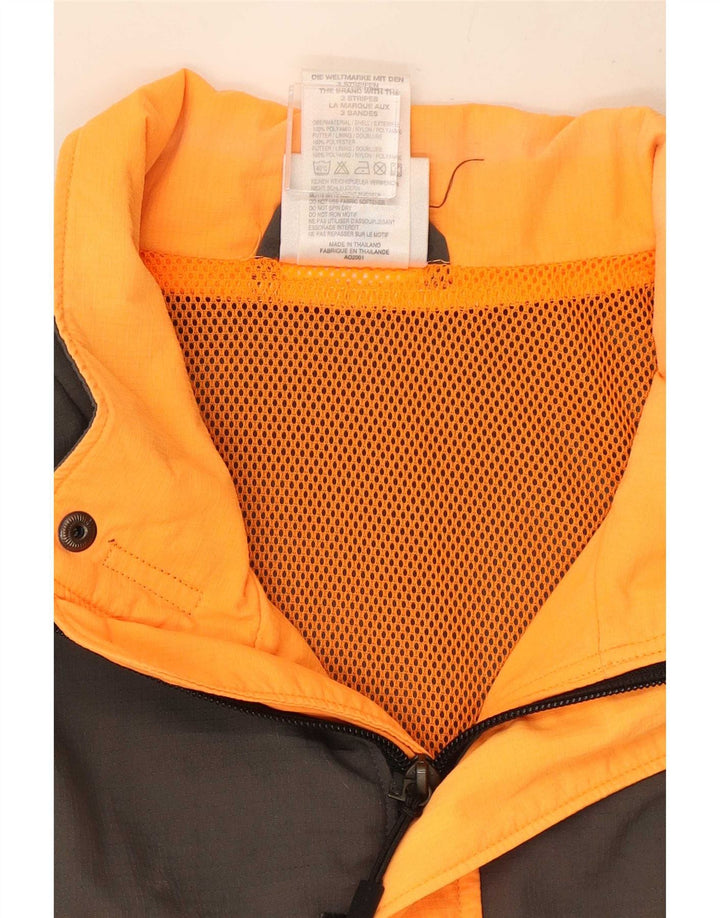 Adidas Ανδρικό μπουφάν βροχής UK 42 XL πορτοκαλί πολυεστέρας