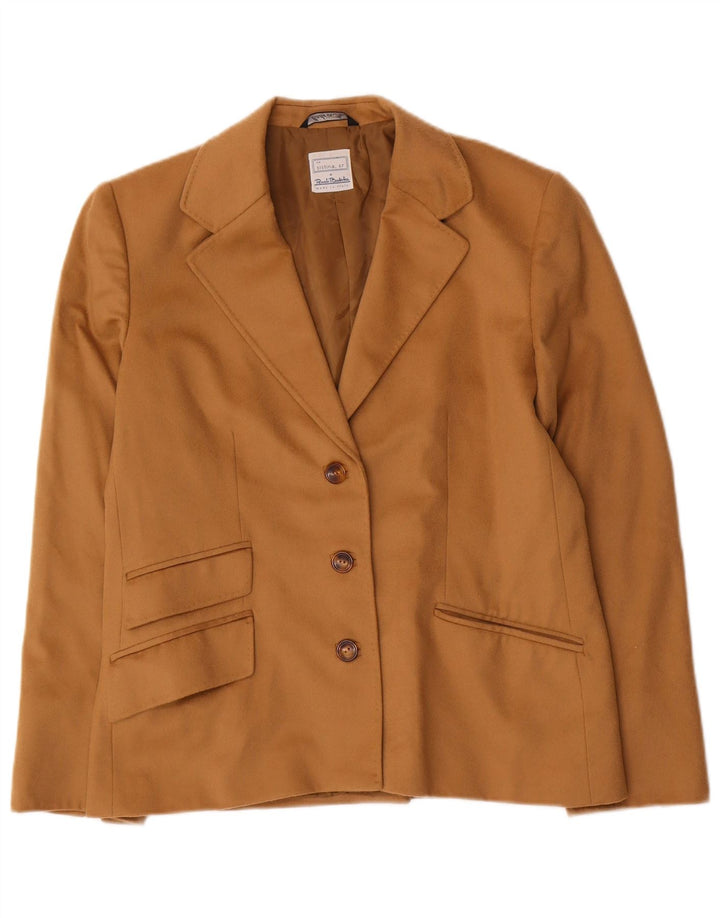 Renato Balestra Γυναικείο τζάκετ blazer IT 46 μεγάλο καφέ μαλλί