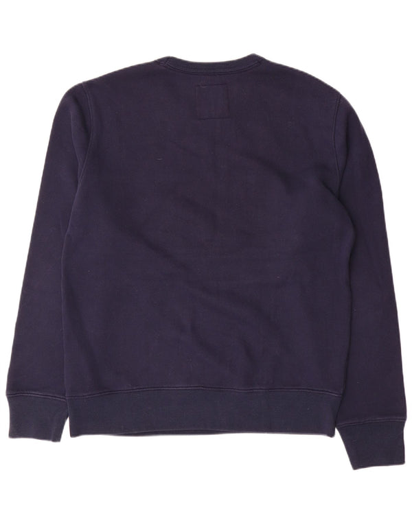 Ανδρικό γραφικό φούτερ Hollister Jumper Medium Navy Blue Colourblock