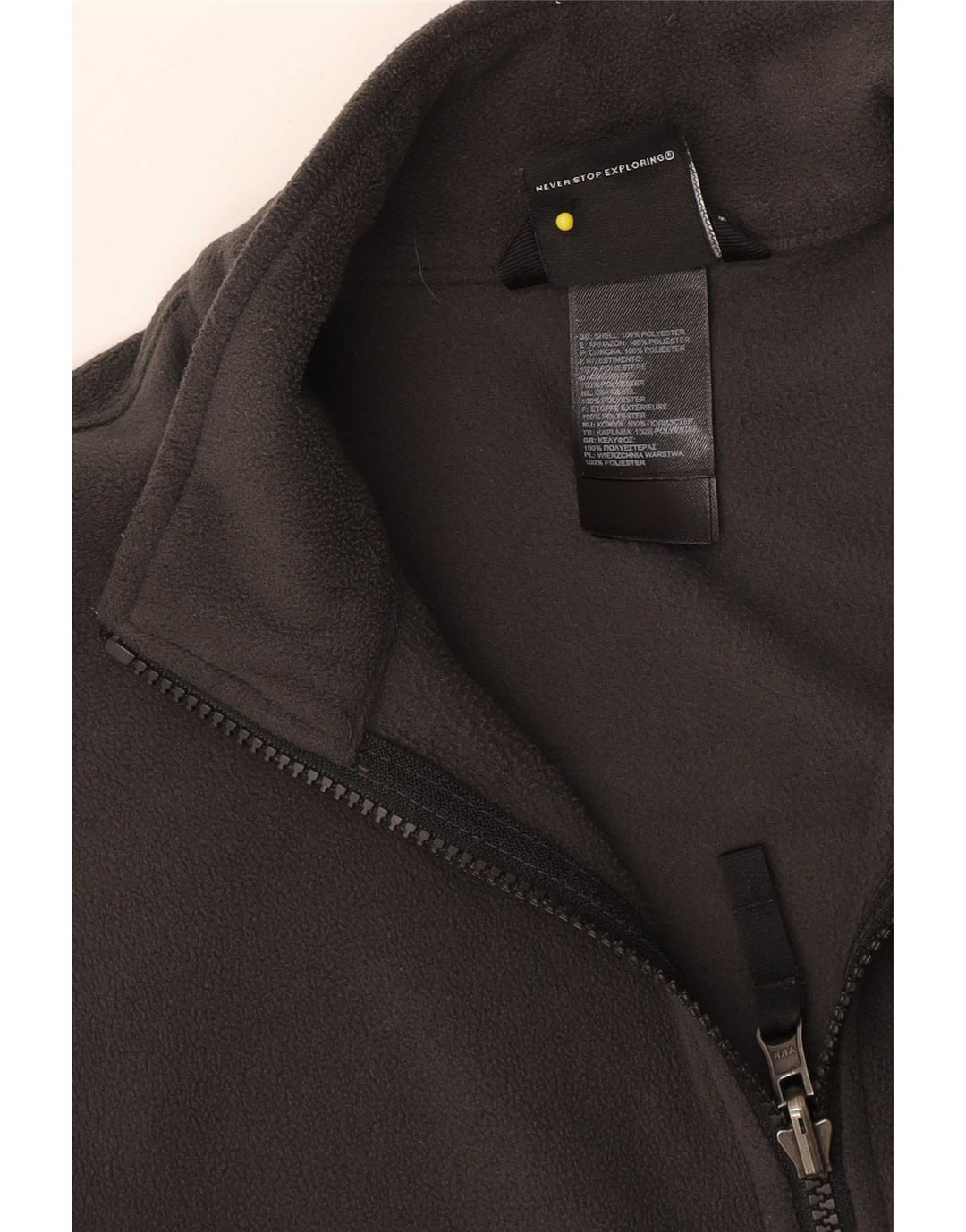 The North Face Boys Fleece Jacket 11-12 Years Large Grey Polyester