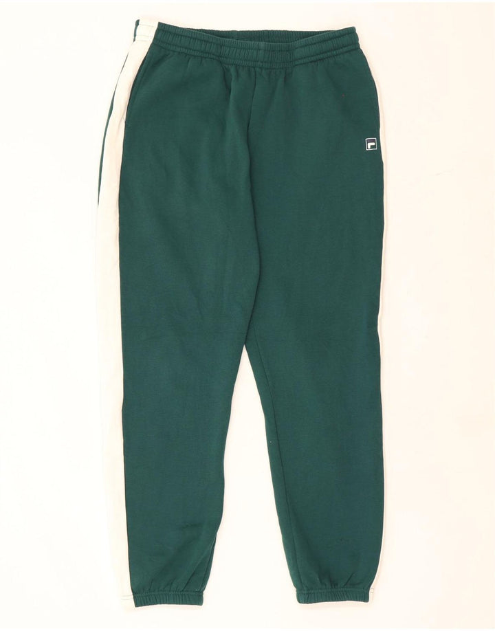 Ανδρική φόρμα γραφική Fila Παντελόνι Joggers Μεσαίου πράσινου χρώματος