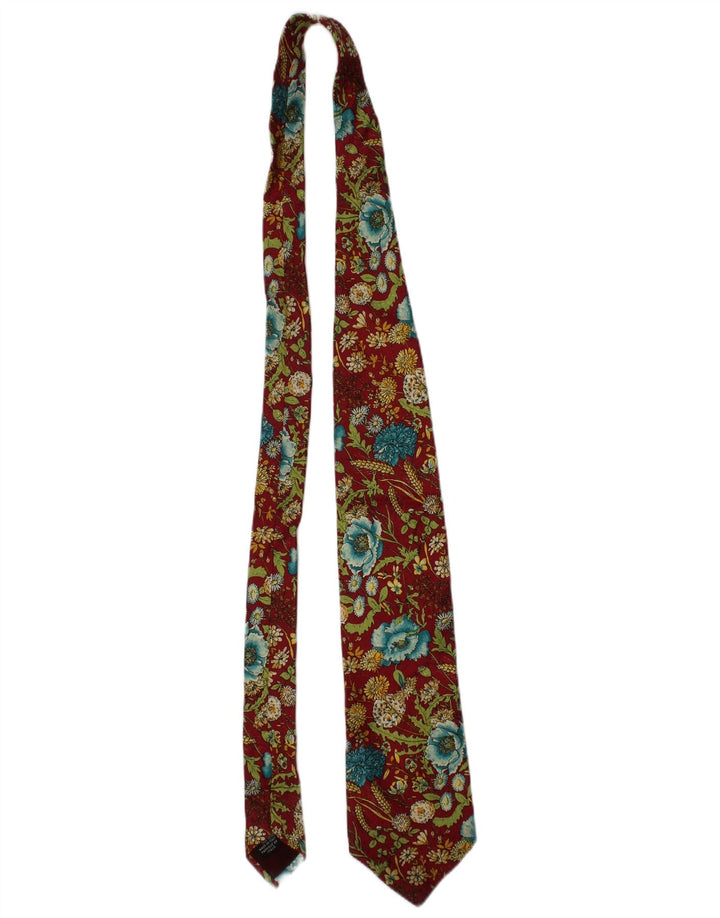 Ανδρική γραβάτα Kenzo One Size Μπορντό Floral Silk Designer