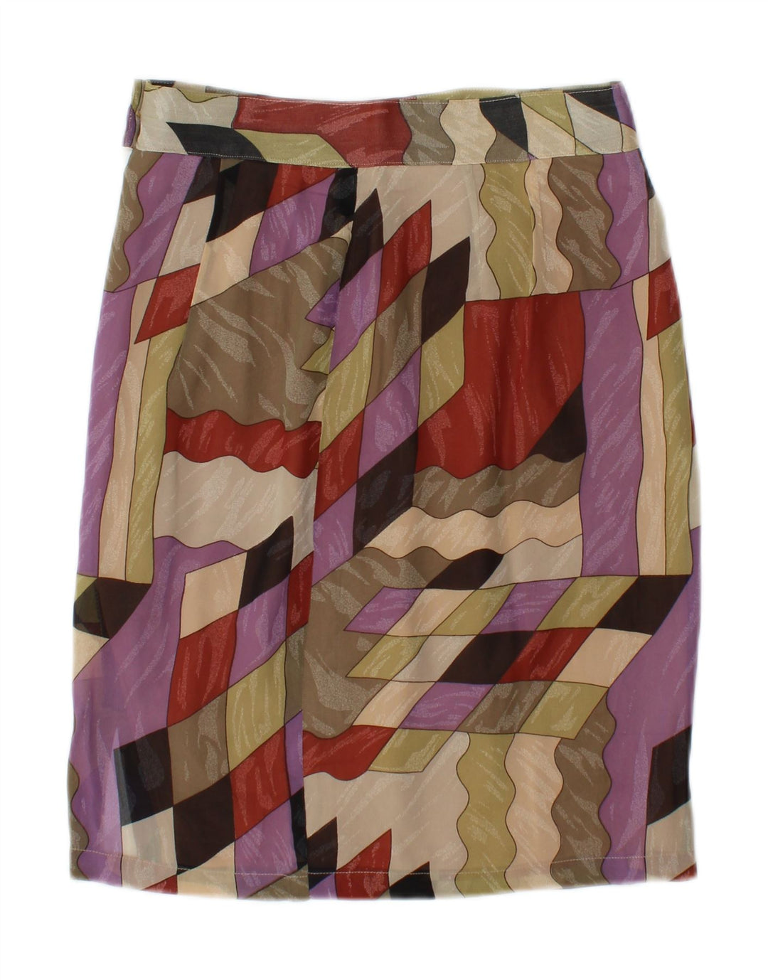 VINTAGE Womens Straight Skirt W26 Small  Multicoloured Geometric Vintage Vintage and Second-Hand Vintage from Messina Hembry 