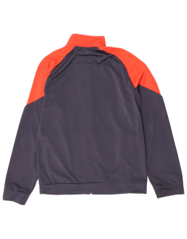 Puma Boys Graphic αθλητική φόρμα Top μπουφάν 13-14 ετών Navy Blue Colorblock