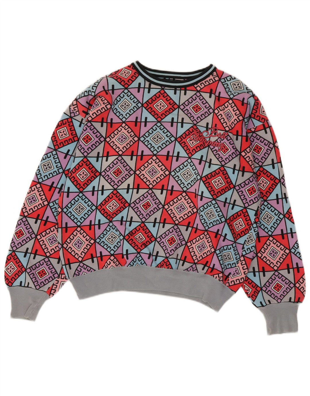 Best Company Γυναικείο Φούτερ Jumper UK 14 Medium Πολύχρωμο
