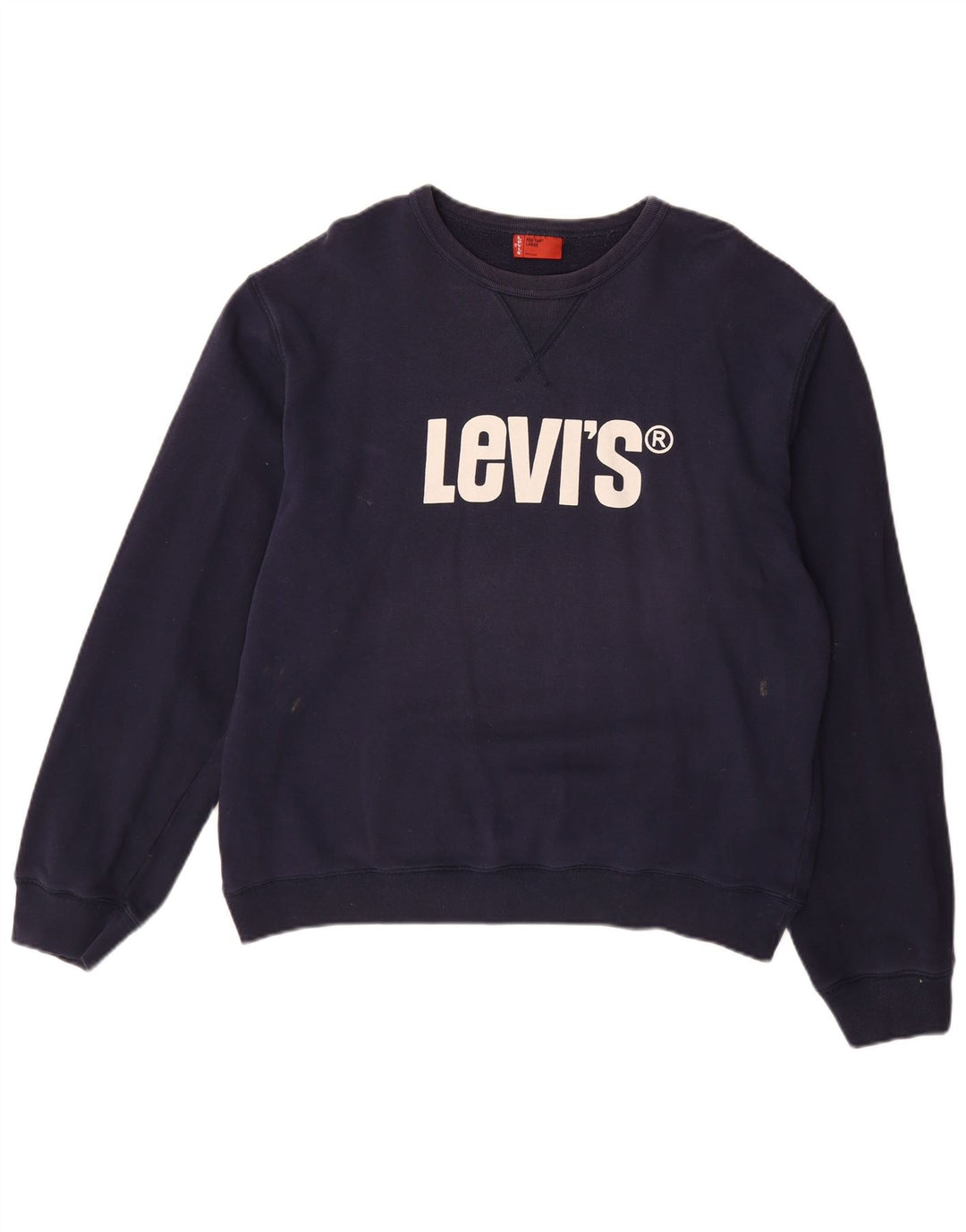 Ανδρικό γραφικό φούτερ LEVI'S Jumper Large Navy Blue από βαμβάκι