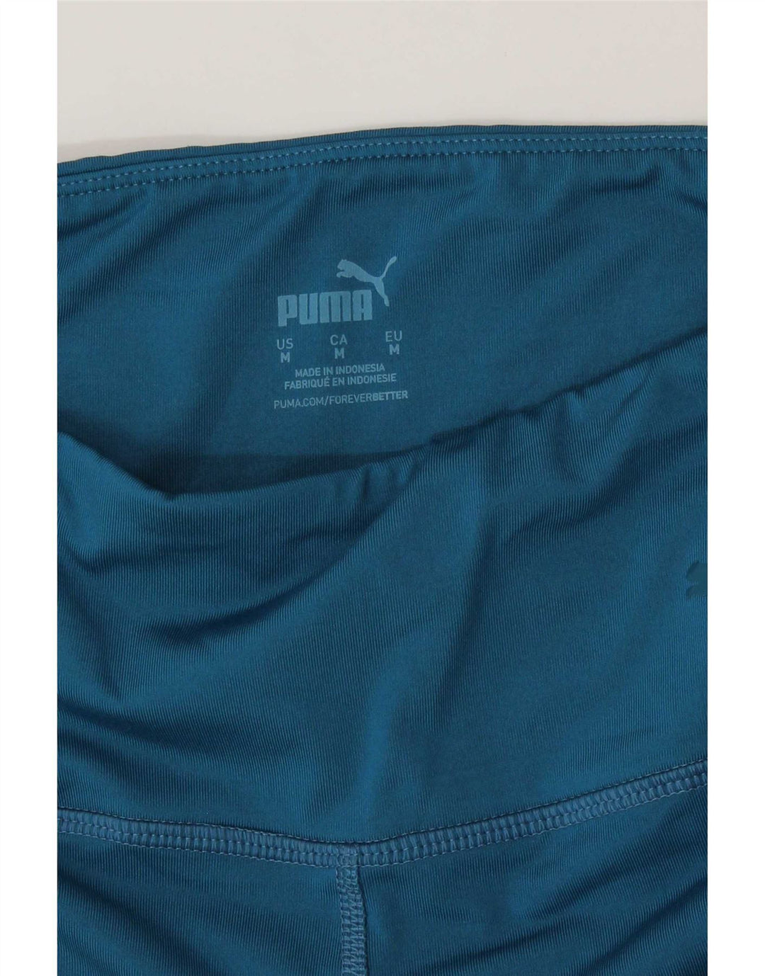 Γυναικεία γραφικά κολάν Puma UK 12 Medium Blue Colorblock Πολυεστέρας