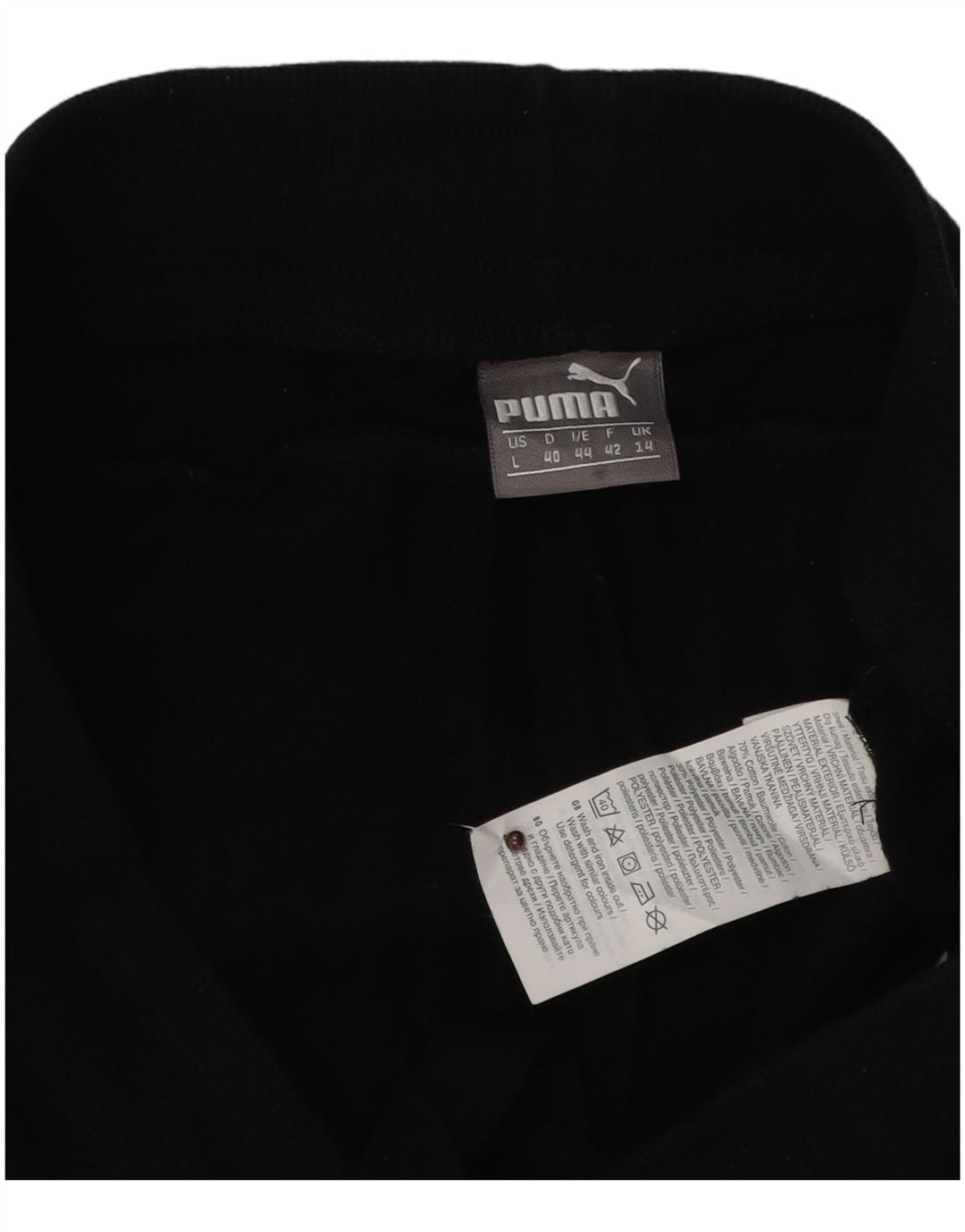 Γυναικεία αθλητική φόρμα PUMA Παντελόνι Joggers UK 14 Large Navy Blue Cotton