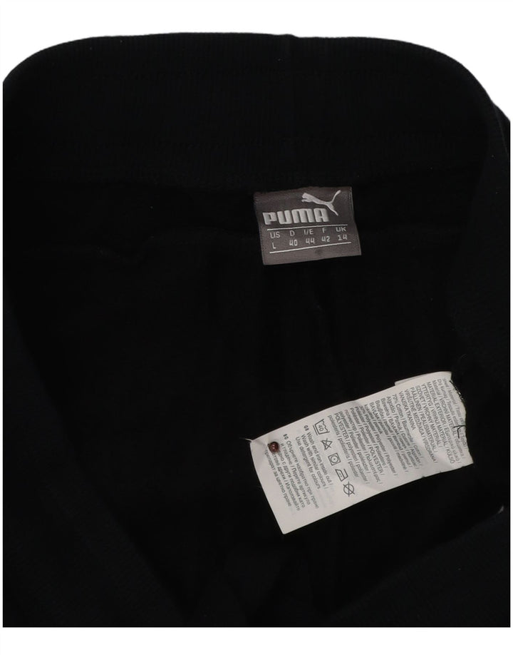 Γυναικεία αθλητική φόρμα PUMA Παντελόνι Joggers UK 14 Large Navy Blue Cotton