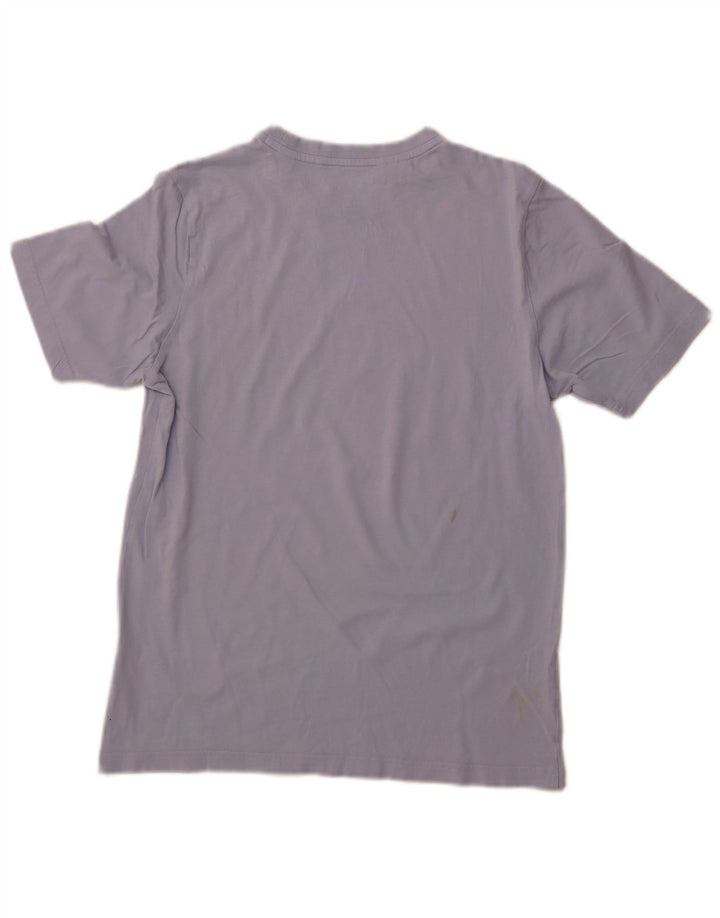 ADIDAS Girls Graphic T-Shirt Top 13-14 Years Blue Cotton