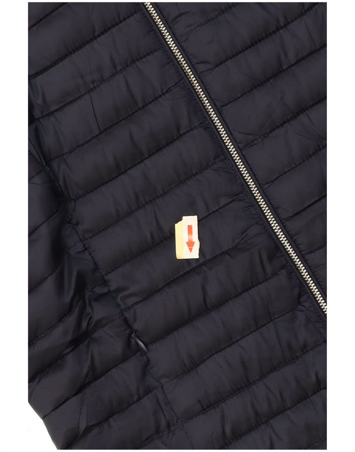 MASSIMO DUTTI Γυναικείο μπουφάν με κουκούλα UK 10 Small Navy Blue