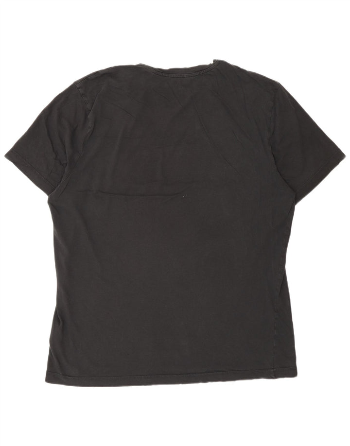 Ανδρικό γραφικό T-Shirt Reebok Top XL Μαύρο βαμβακερό