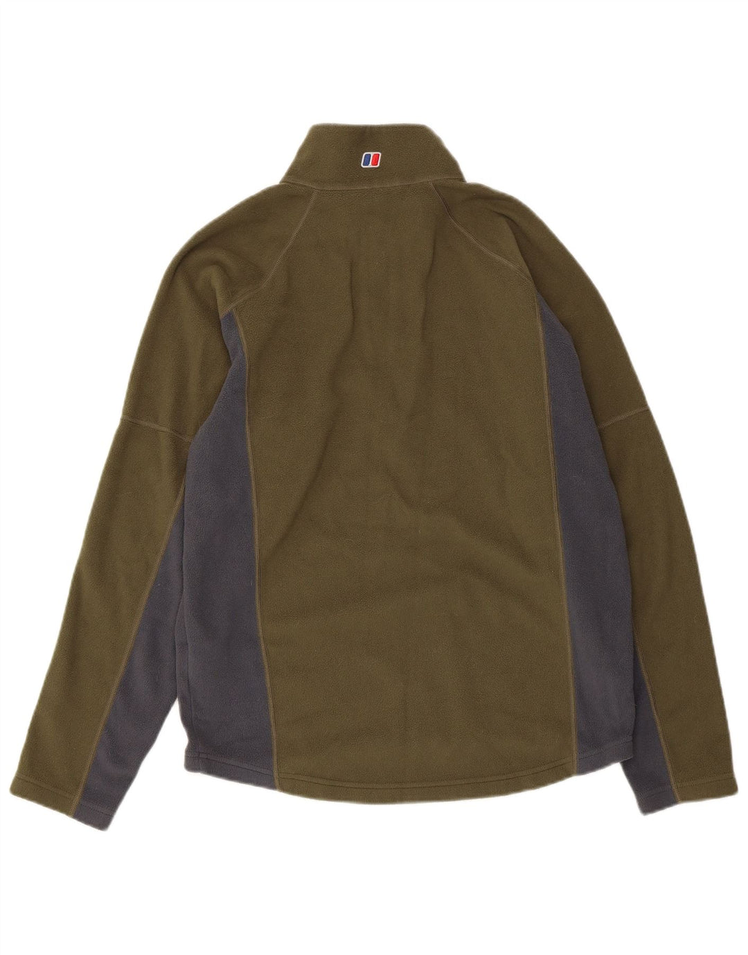 BERGHAUS Ανδρικό φερμουάρ με λαιμόκοψη Fleece Jumper Μικρό χακί πολυεστέρας