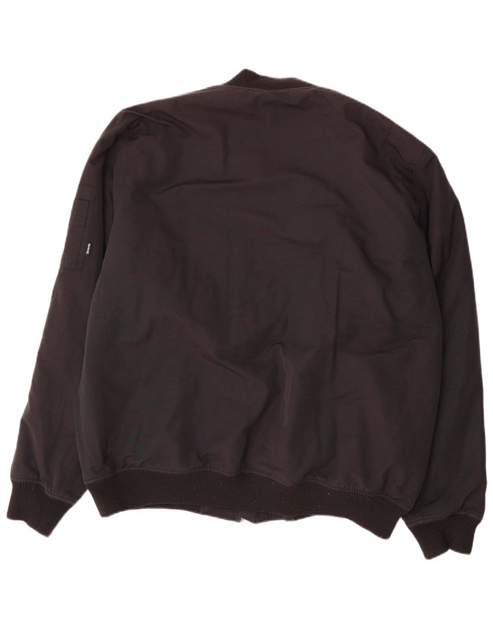 Ανδρικό μπουφάν HURLEY Bomber UK 44 2XL Μαύρο νάιλον