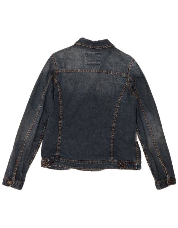 Fat Face Γυναικείο Τζιν Μπουφάν UK 14 Medium Blue βαμβακερό