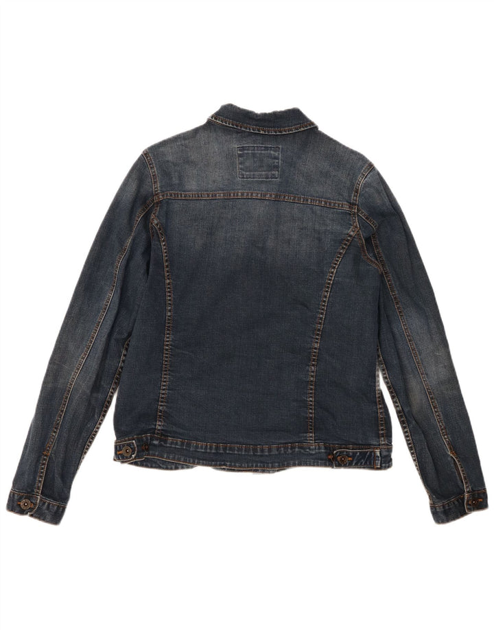 Fat Face Γυναικείο Τζιν Μπουφάν UK 14 Medium Blue βαμβακερό