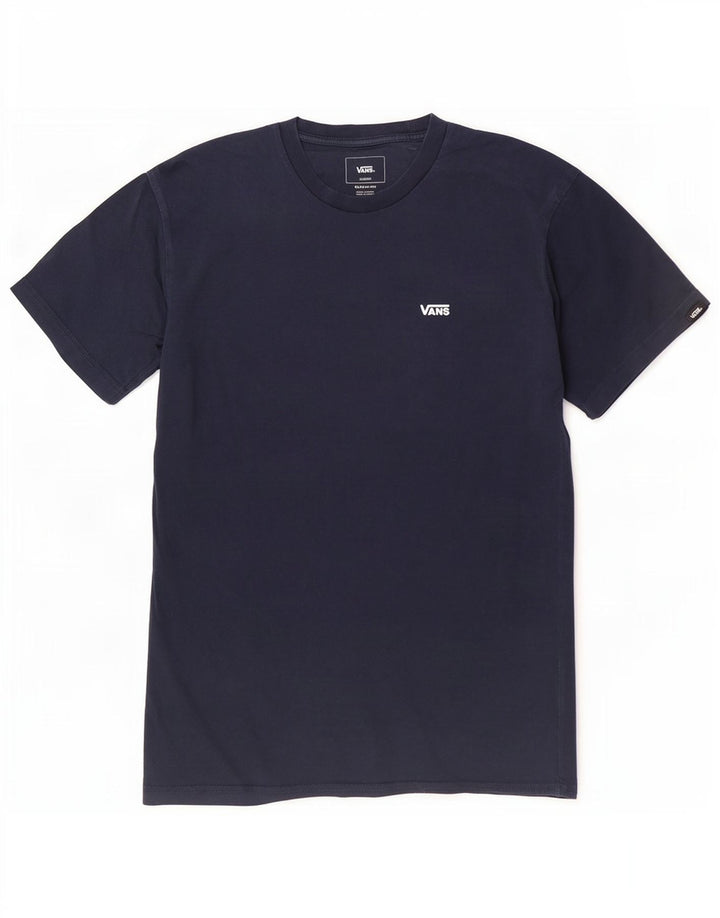 Ανδρικό T-Shirt Vans Κλασική Εφαρμογή Τοπ μεσαίο μπλε ναυτικό βαμβακερό