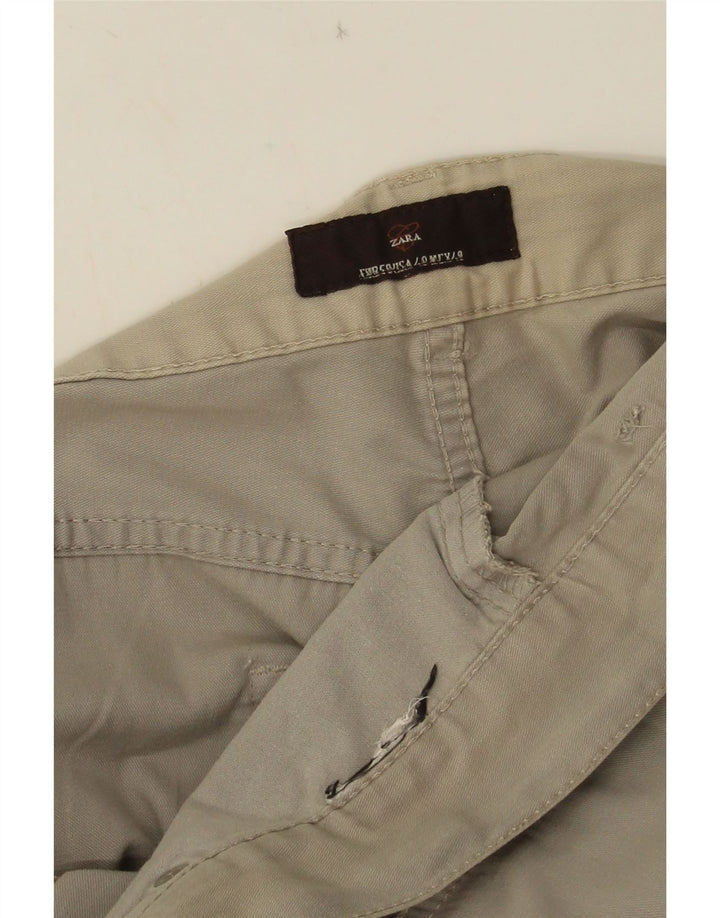 Ανδρικό ίσιο casual παντελόνι Zara W38 L33 Γκρι