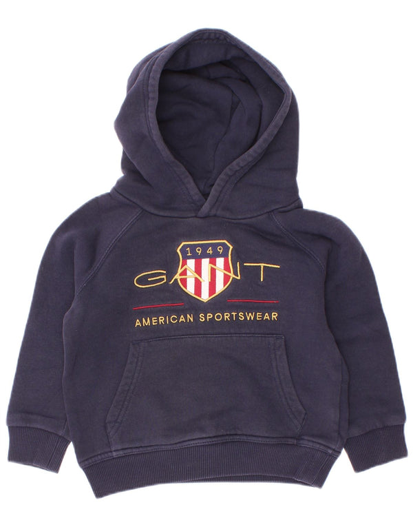 Gant Baby Boys Graphic Hoodie Jumper 18-24 μηνών Navy Blue Cotton