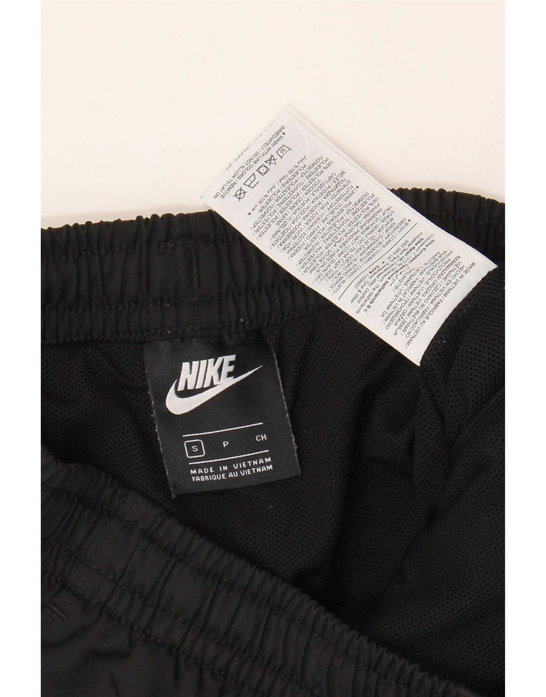 Ανδρικό γραφικό σορτς κολύμβησης Nike μικρό μαύρο πολυεστέρα
