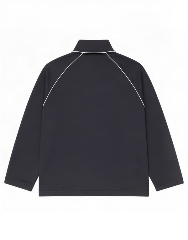 Γυναικεία φόρμα Lotto Oversized Top Jacket UK 10 Small Black