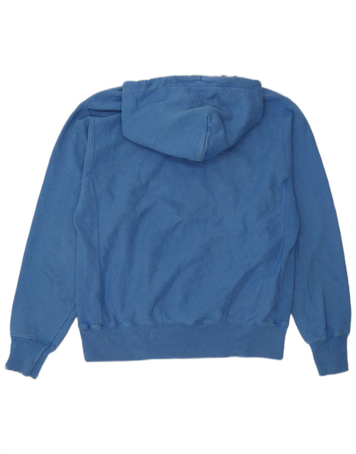 Champion Mens Hoodie Jumper Μεσαίο Μπλε Βαμβακερό