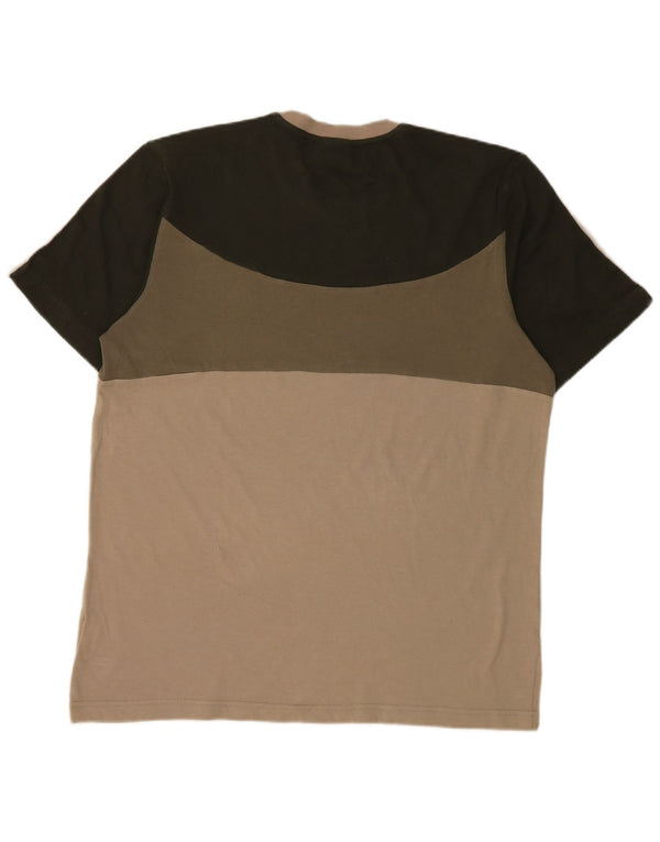 Ανδρικό T-Shirt Adidas Top Large Khaki Colourblock