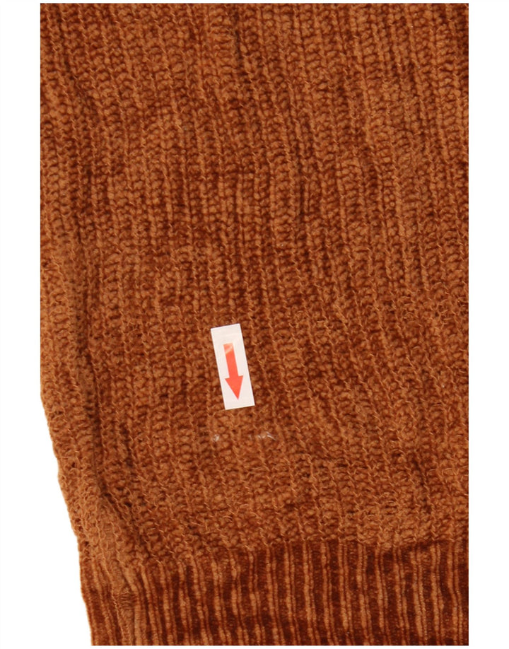 Ανδρικό πουλόβερ Zara Crew Neck Jumper Μεγάλο Καφέ