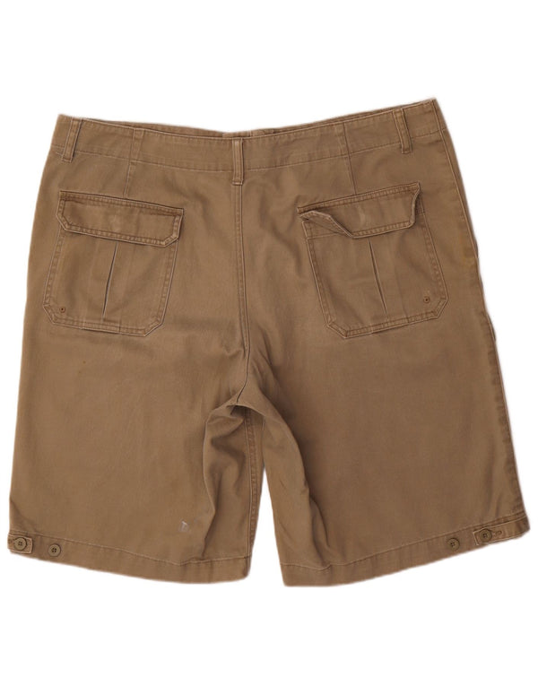 Ανδρικό σορτς Cargo Marks & Spencer XL W40 Μπεζ βαμβακερό